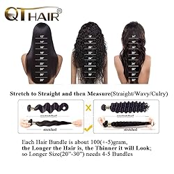 QTHAIR 14A Peruvian Loose Deep Curly Frontal with