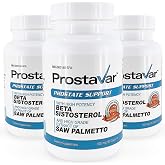 Prostavar Prostate Support with Saw Palmetto - 3 Bottles