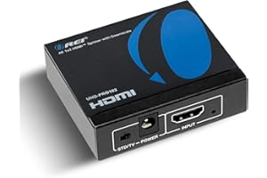 OREI 4K HDMI Splitter 1 in 2 Out Mirror only with auto downscaling, Advanced EDID Management & 3D Support (UHD-PRO102)