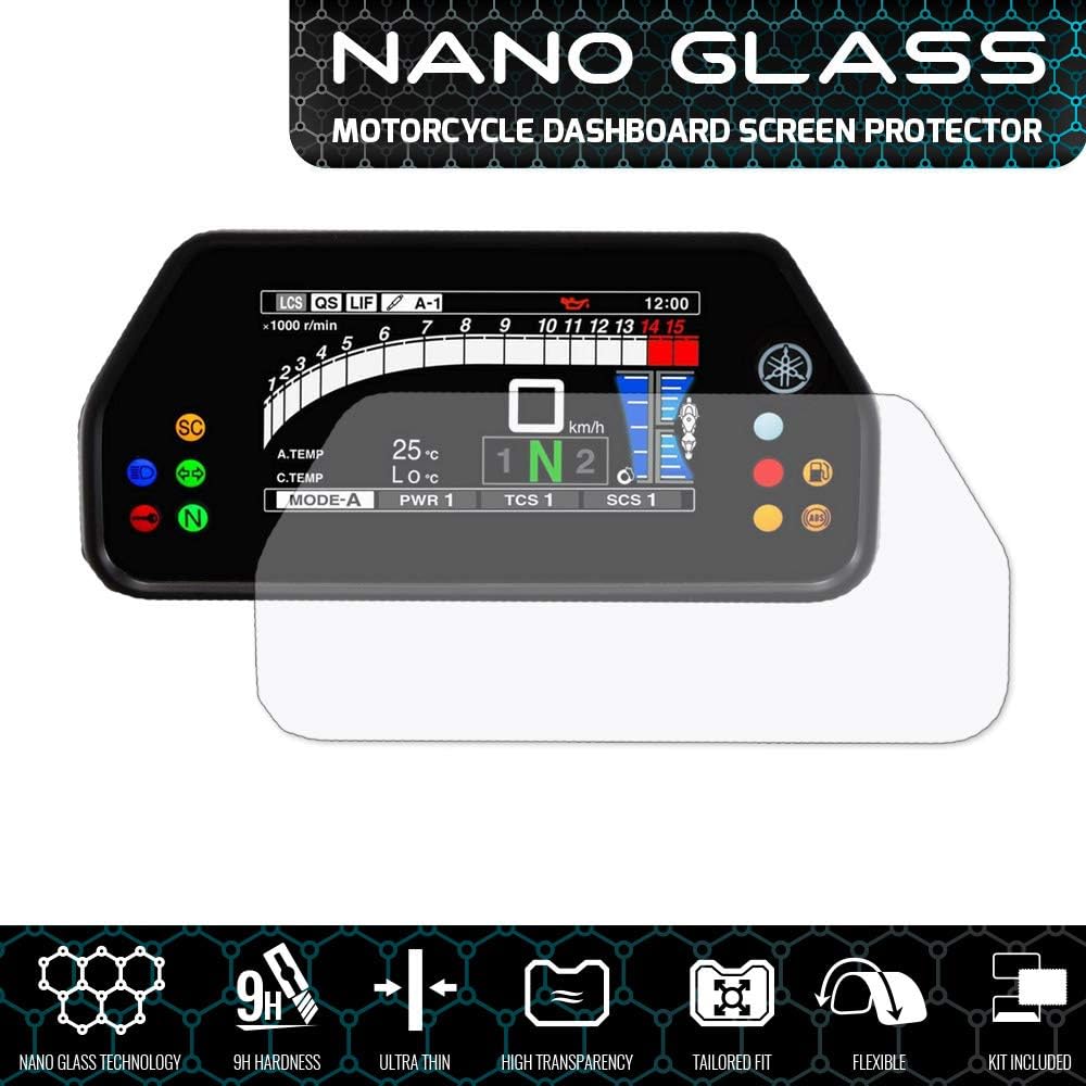 Speedo Angels Nano Glass Screen Protector compatible with 900 TRACER GT (2018+), Transparent