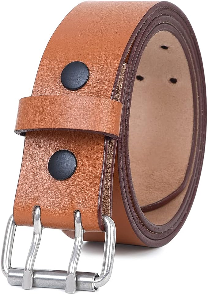Cinturón De Piel Y Cuero Para Hombres - Cinturones De Cuero