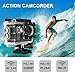 2.0'' WIFI 12MP HD 1080P 170° Wide Sports Action Camera, 2.0 inch LCD,70° Super Wide Angle Fisheye Lens Camcorder,Waterproof Rechargeable Battery, Mount Accessories Kit Included