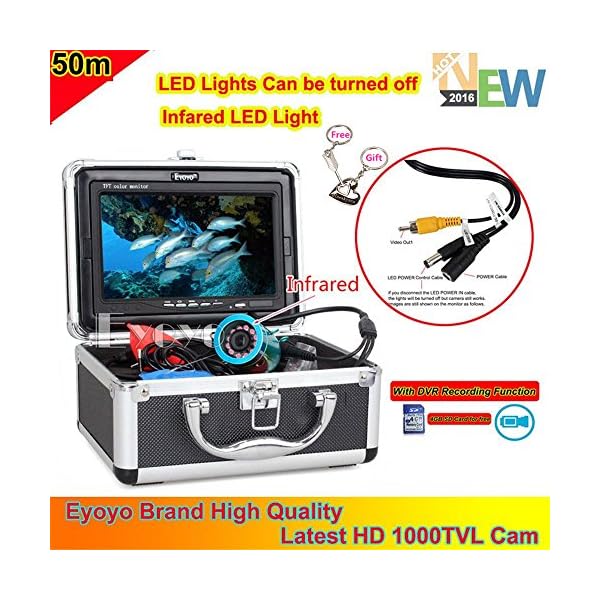 Eyoyo-Original-50M-1000TVL-HD-CAM-Professional-Fish-Finder-Underwater-Fishing-Video-Recorder-DVR-7-Color-Monitor-Infrared-IR-LED-lights-With-4GB-SD-card
