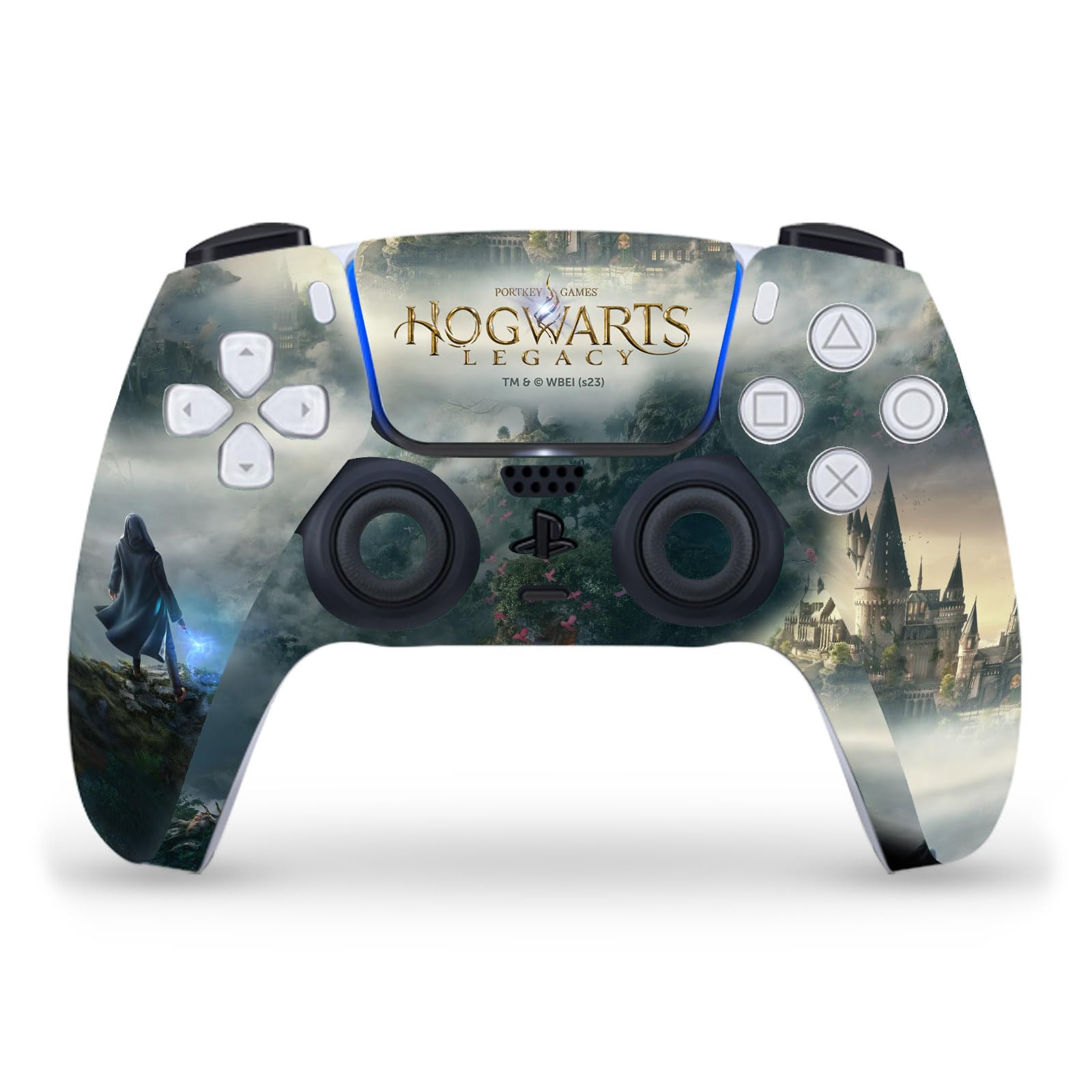 Head Case Designs Officially Licensed Hogwarts Legacy Key Art Graphics Vinyl Faceplate Sticker Gaming Skin Decal Cover Compatible With Sony PlayStation 5 PS5 DualSense Controller
