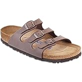 Mocha Birkibuc Women's Florida Soft Footbed by Birkenstock