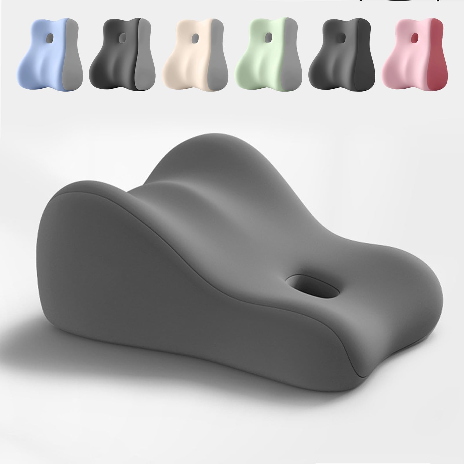 Photo 1 of Ptdwaz 7 in 1 Couples Butt Cushion for Pregnant Furniture Position Couples Pillow Suitable for Home Use, Ideal for Sitting and Lying, Foam Pillow Modern and Simple Style - Black