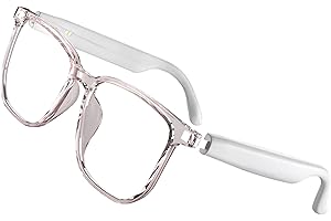 BOKYNU Smart Glasses for Women - Headphone Glasses with Built-in Speakers, HD Open-Ear Audio, Blue Light Filtering for Working