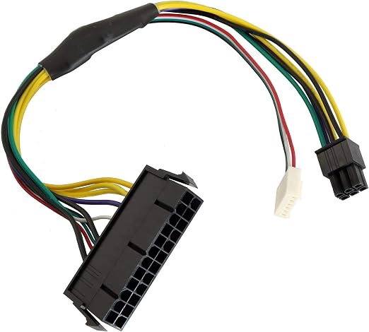 Longdex Adapter Cable 24-pin to 6-pin power adapter with 30 cm cable length