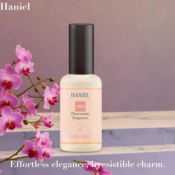 HANIEL WOMEN’S PINK TEMPTATION PERFUME – BRIDAL & DATE NIGHT FRAGRANCE OIL, LONG-LASTING ATTRACTION, PHEROMONE PERFUME FOR WOMEN