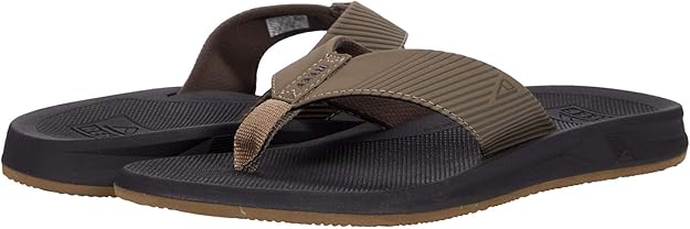 Reef Leather Fanning Sandals