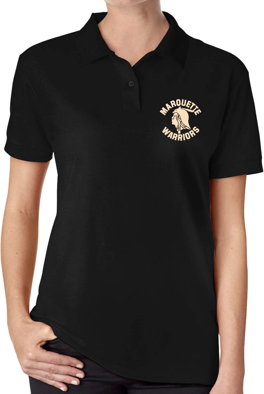 Marquette Warriors Womens Polo Shirts Classic Performance SlimFit