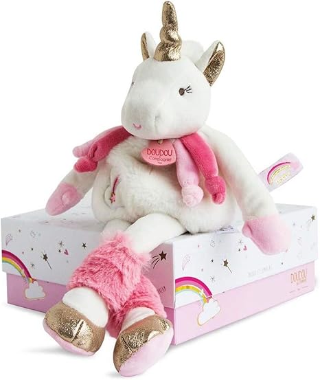 Doudou et Compagnie Doudou unicornio 22 cm: Amazon.es: Bebé