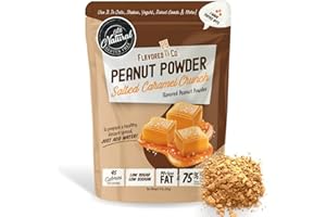Flavored PB Co. Peanut Butter Powder, Low Carb and Only 45 Calories, All-Natural from US Farms (Salted Caramel)