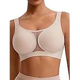 Tupirel Women's Plus Size Jelly Wireless Push Up Bra - Full Coverage T-Shirt Bralette, Comfortable Everyday Wear,M-6XL
