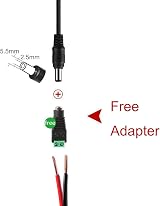 COLM 12V 5A UK Power Supply Adapter 100-240V 60W Charger 5.5x2.5mm LED CCTV view 4