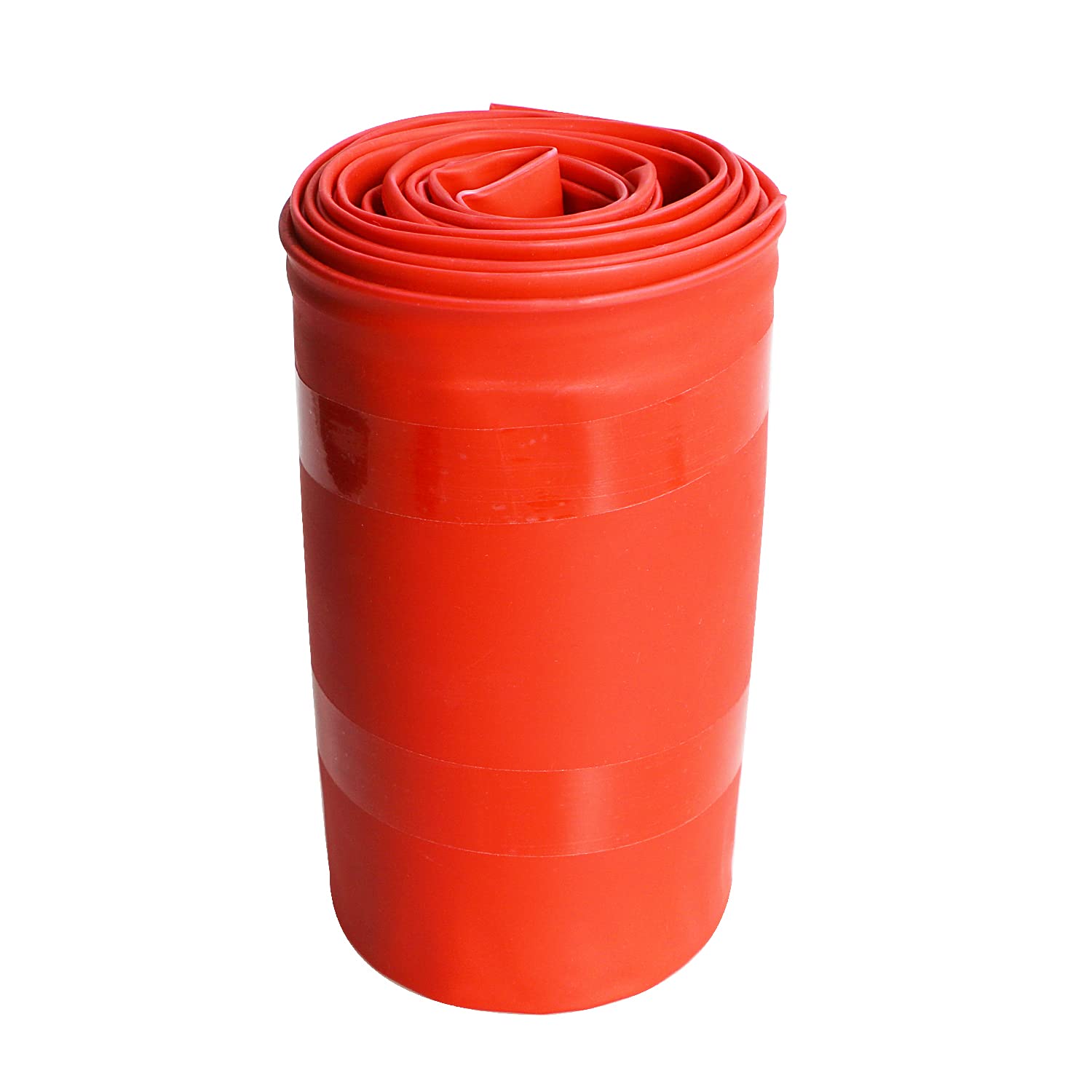 Aoje-Link 80mm ID Red Heat Shrink Tubing Shrinkable Tube 2M(6.6Ft) 1pcs