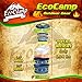 EcoCamp OUTDOOR GEAR Mess Kit (14 Pcs) for Camping w/Cookware Set Plus 2 Utensil Sets, 2 Silicone Cups, Cutting Mat & Dunk Bag Compact, Light & Durable for Military, Backpacking, Hiking|Green