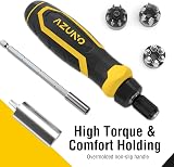 AZUNO 24-in-1 Ratcheting Screwdriver Set Universal Socket 20 CRV Bits Stored view 8