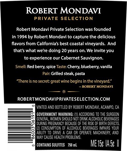 Robert Mondavi Cabernet Sauvignon - Image 4