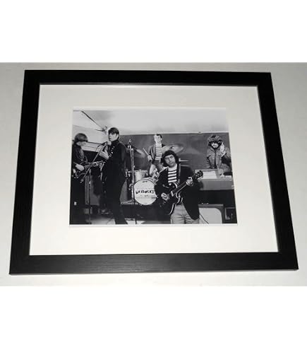 Amazon.com: Framed Dead Jerry Garcia Mickey Hart '70 Tour Print I