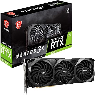 MSI RTX 3070 Ti Ventus 3X 8G OC Graphics Card GDDR6X Ampere Nvlink Tri-Frozr 2