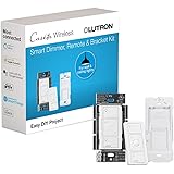 Lutron Caseta Smart Home Dimmer Switch and Pico Remote Kit, Works with Alexa, Apple HomeKit, and the Google Assistant | P-PKG