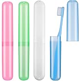 Travel Toothbrush Case,4Pcs Portable Toothbrush Cases,Holder Toothbrush Travel Containers,for Travel, Business, Home, Camping