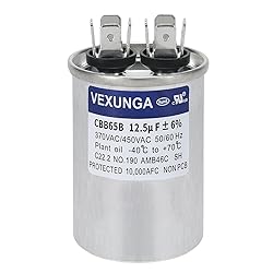 VEXUNGA 12.5uF 12.5 MFD 370VAC 440VAC 450VAC