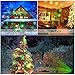 Christmas Decoration Laser Projector Light - Diateklity Red and Green Star Shower Outdoor Laser Light for Christmas, Party, Landscape, House and Garden Decorations