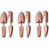 Woodlore Men's Cedar Shoe Tree 3-Pack (for 3 pairs of shoes) - Made in USA – Full Toe Style