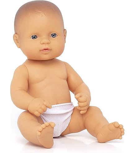 Amazon.com: Miniland Doll 15 3/4'' Newborn Hispanic Boy - Made in