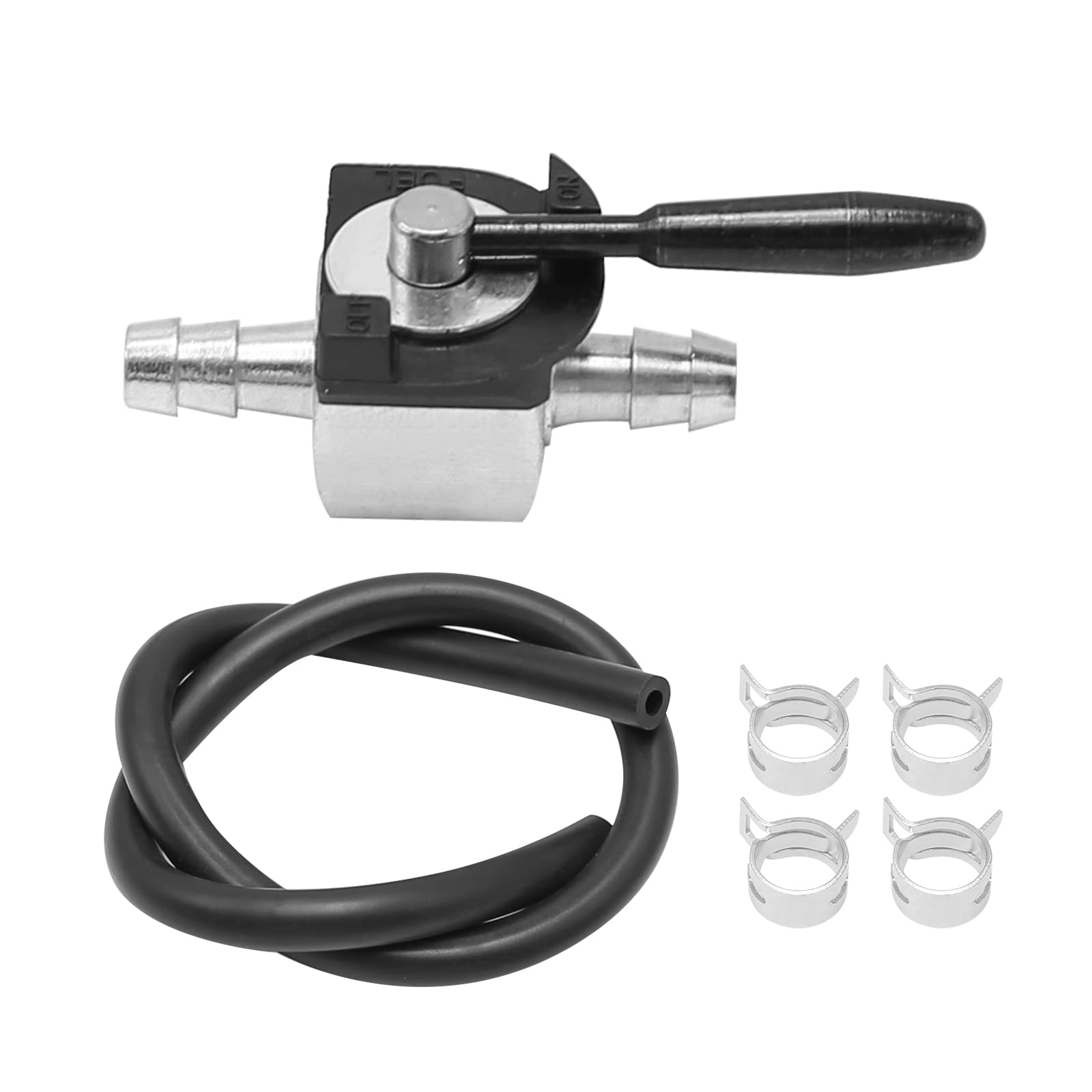 Photo 1 of Anxingo Inline Fuel Shut Off Valve, 1/4" Ball Valve, Replacement for Oregon 07-403 Replacement for Scag 48568 07403 Heavy Duty Inline Cut Petcock Gas Diesel Petrol