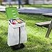 Portable Trash Bag Holder - Collapsible Trashcan for Garbage - Indoor/Outdoor Use - Ideal for Camping, Recycling, and More by Wakeman Outdoors (Green)