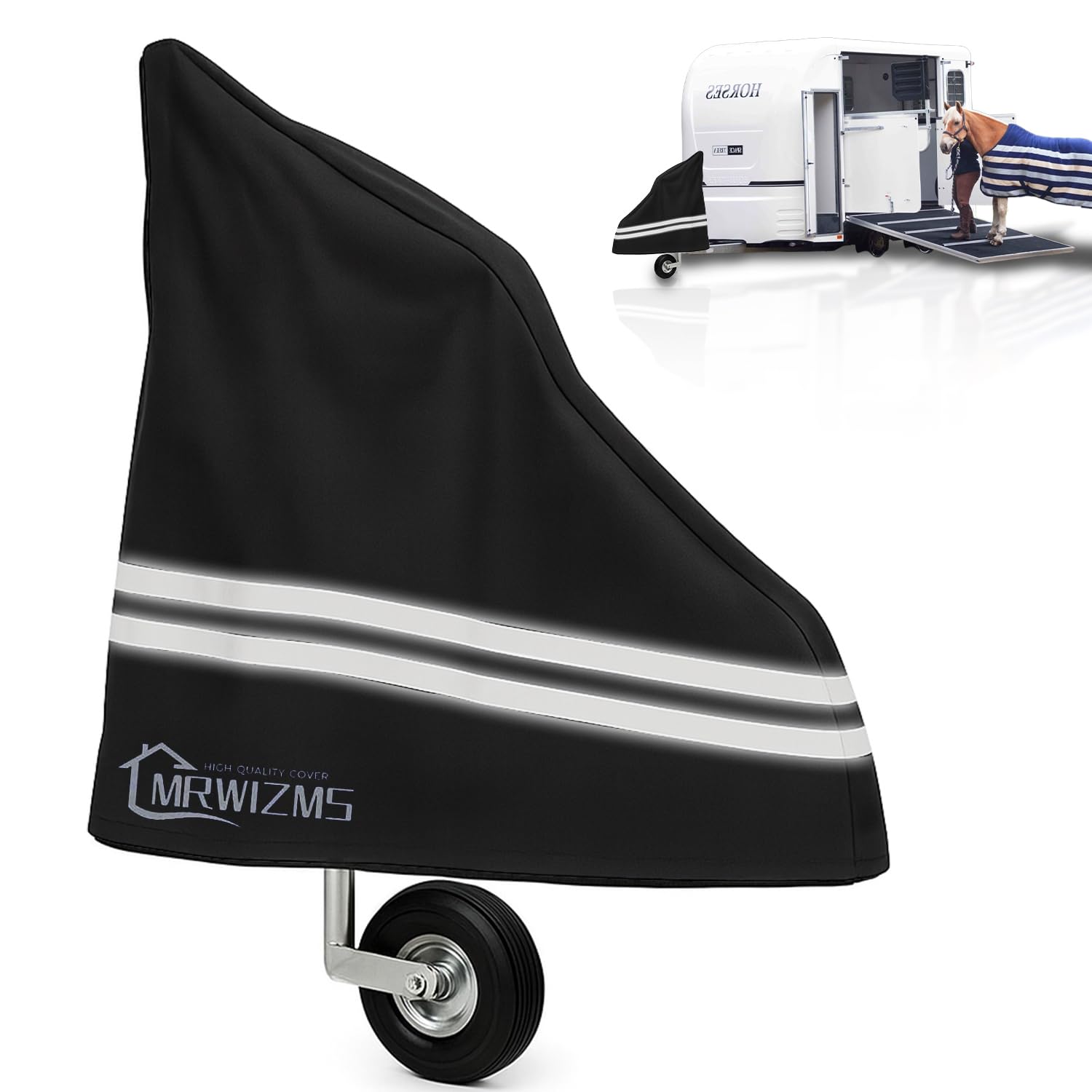 Durable Drawbar Cover - Abrasion & Scratch-Resistant, Waterproof, UV-Resistant for All Horse Trailers