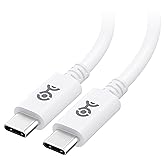 Cable Matters 240W USB C Cable - 9.8ft, Up to [240W Charging, 480Mbps], No Video Support, USB C Charger Cable/USBC Charging Cord for MacBook/iPad Pro/XPS/Surface Pro, White