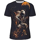 3D Pattern Printed T-Shirt Breathable Lightweight Flexible Easy to Match Diverse Stylish Design Unisex Daily Wear