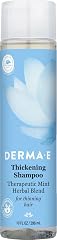 DERMA E Thickening Shampoo, 10 Fl Oz Hair Thickening Therapeutic Shampoo | Effective thickening formula for women & men, make