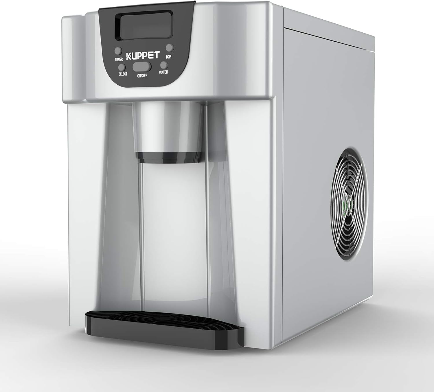 KUPPET 2 in 1 Countertop Ice Maker, Produces 36 lbs Ice in