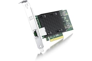 ipolex 10Gb Network Card Intel X540-T1 Ethernet Card PCI-E NIC, Single RJ45 Copper Port, with Intel X540-BT1 Controller, 2.1 