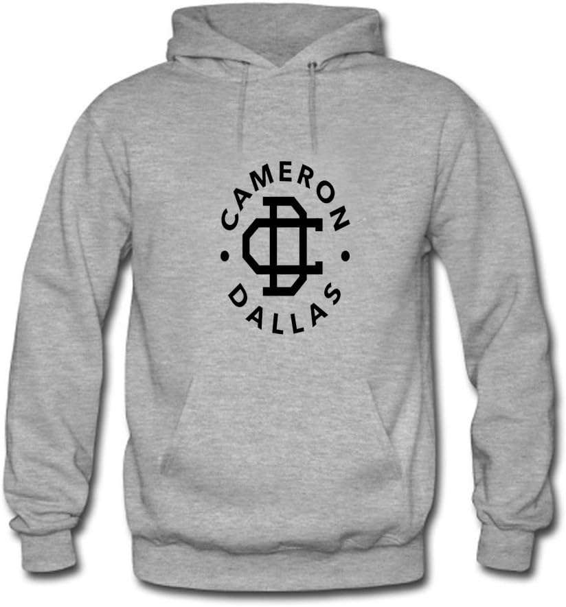 Fowe Men's Long Sleeve O Neck Cameron Dallas Cotton Hoodies
