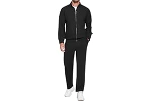 COOFANDY Mens 2 Piece Tracksuit Casual Sweatsuits Full Zip Track Suits Jogging Athletic Suit Sets