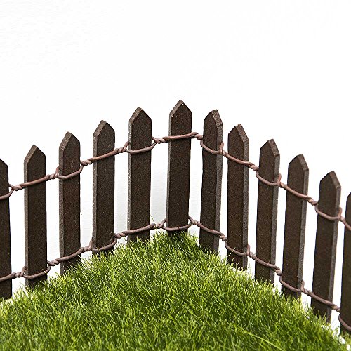 Tonsiki 40 Inch Miniature Fairy Garden Ornament Fence - Thumbnail 3