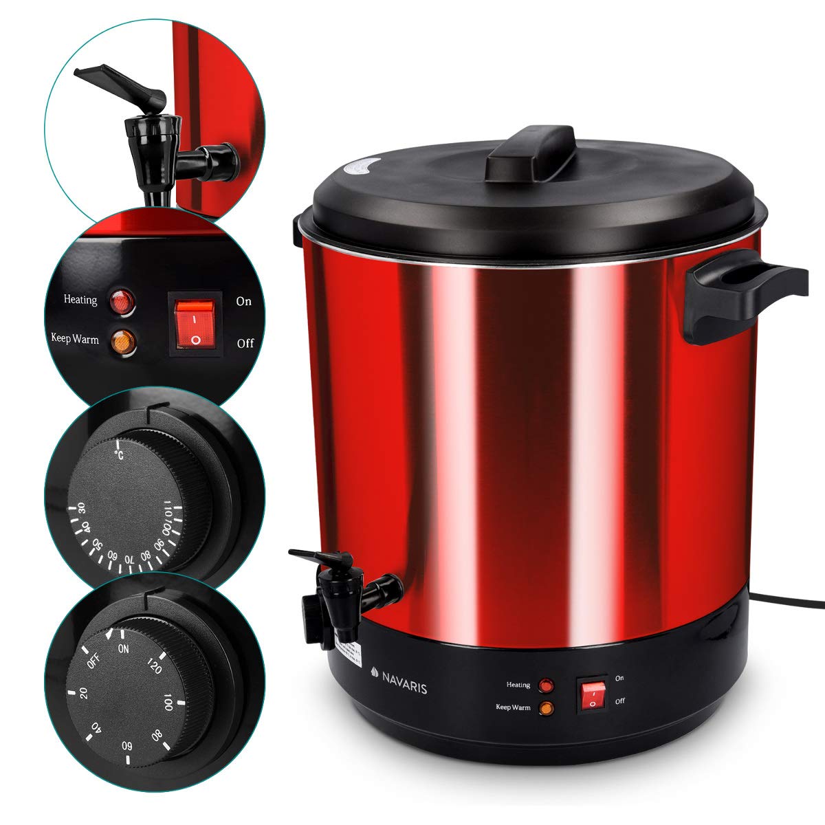 Bollitore Elettrico 1 Litro 900 Watt - Cecaro Group