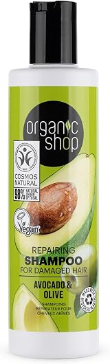 Organic Shop Damaged Hair Repairing Shampoo Avocado Olive 280 ml