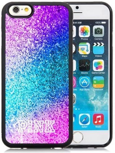 KENGCONG DIY Iphone 6 Case Design with Victoria's Secret Love Pink 58 Iphone 6 4.7 inch Black Cell Phone Case with TPU