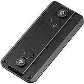 FANAUE Keymod Rail Tripod Plate Adapter Mount with Safety Stop Screws,for Tripod Ball Head Ballhead,Compatible Arca Swiss RRS Dovetail