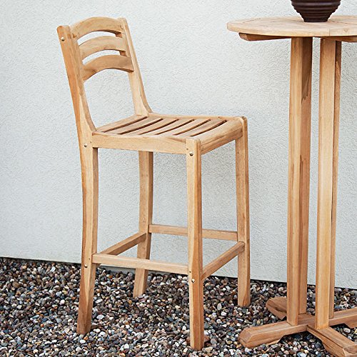 Ukiah Teak Bar Chair Teakwood Chair