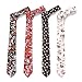 AUSKY 4 Packs Skinny Neckties for Men Boys, 2.35'' Wide Slim Ties in Different Textured Style Mixed set