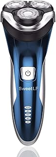 Herren Rasierer elektrischer Rasierapparat mit Präzisionstrimmer Bartschneider Nass- &amp; Trockenrasierer Elektrorasierer 100% wasserdicht &amp; Energieanzeige (SWS710501)