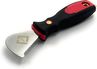 CCA Carpet Tucking Tool Metal Top Design for Door Trim Flooring Plates Black Red